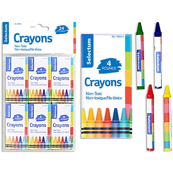 Links Crayons Set4 pc Per Box 6-Pack
