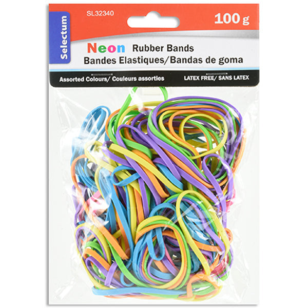 Selectum Neon Rubber Bands 100 g
