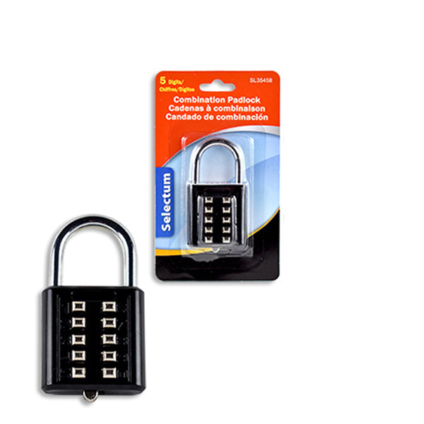 Selectum Combination Padlock 5DIG