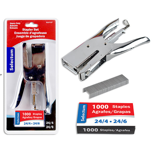 Selectum Heavy Duty Stapler Set 1-Pack