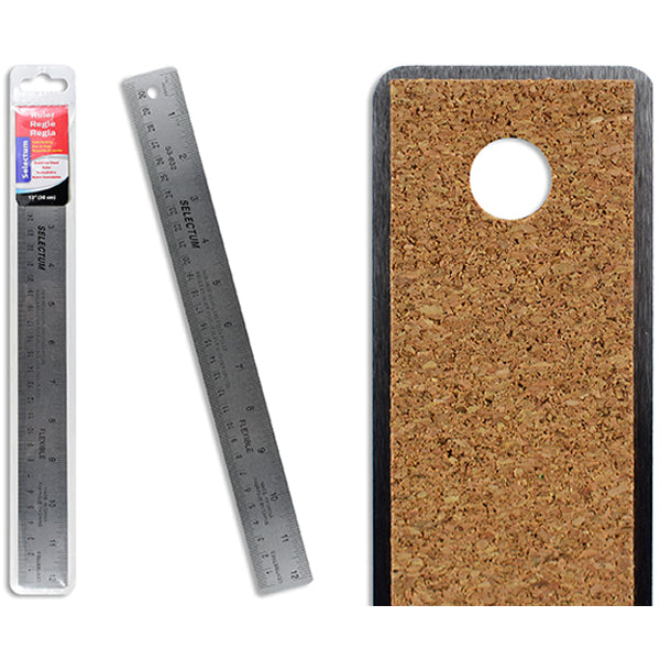 Selectum 12" 30CM Steel Ruler