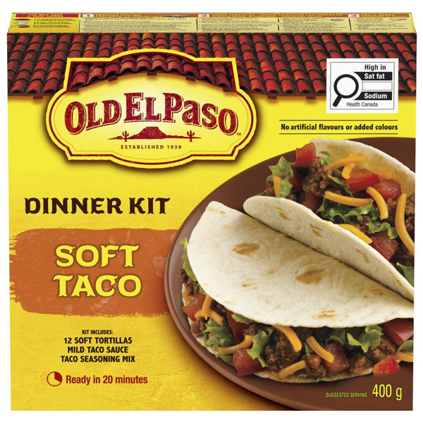 Old El Paso Hard & Soft Taco 379 g