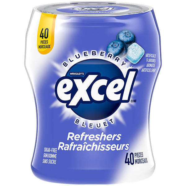 Excel Refreshers Blueberry 40 ct