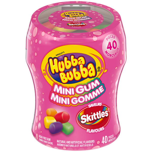 Hubba Bubba Sugar Free Gum Bottle 40 ct