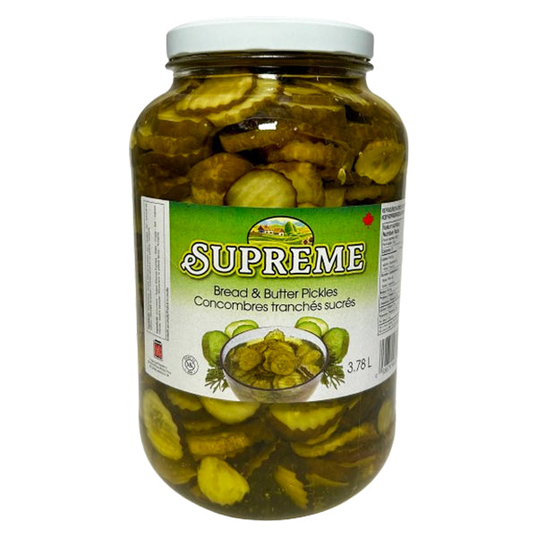 Supreme Bread & Butter Pickles 3.78 L