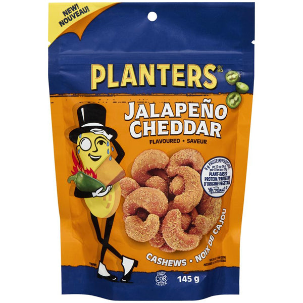Planters Jalapeno Cheddar Cashews 145 g