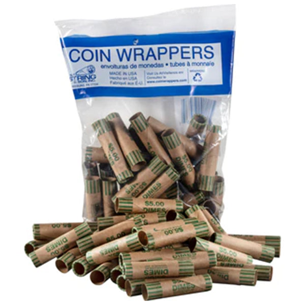 Conglom N.f.s. Paper Coin Rollers $0.10 36 ct