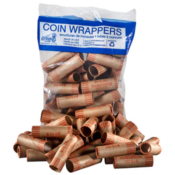Conglom N.f.s. Paper Coin Rollers $0.25 36 ct