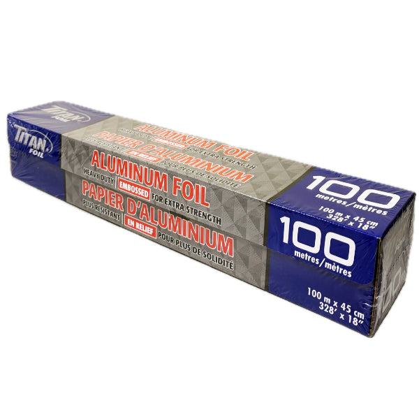 Titan Heavy Duty Aluminum Foil 45CMx100M