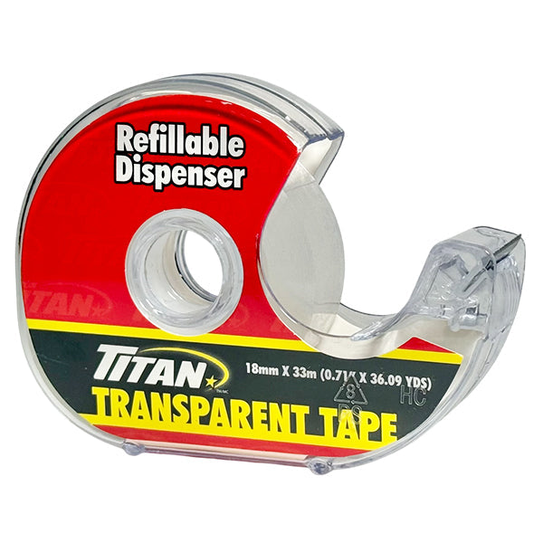 VLB Transparent Tape in Dispenser 18MMX33M