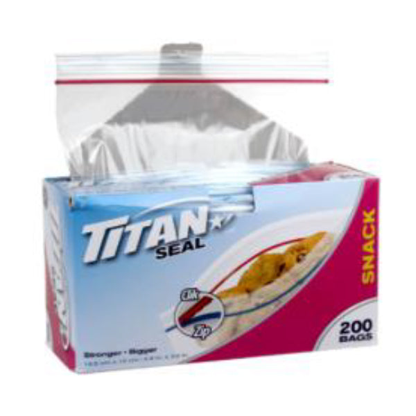 Titan Clik Zip Medium Freezer Bag 20 ct