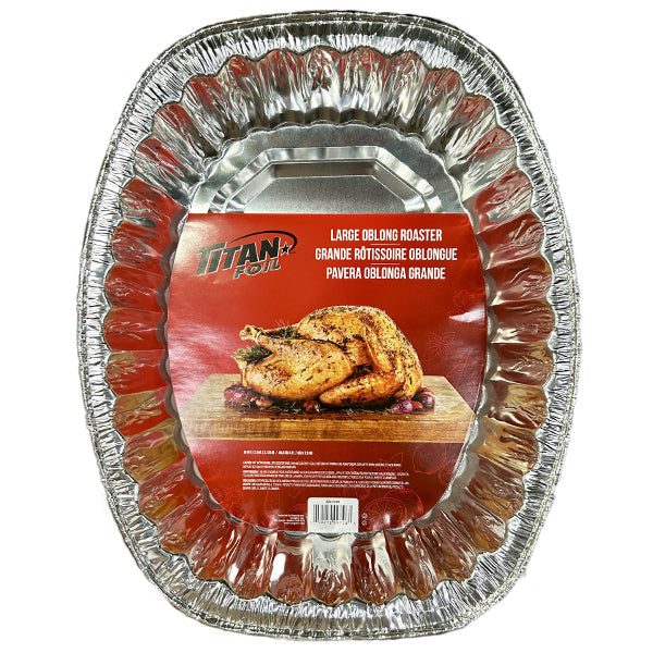 Titan Large Oblong Roaster 1-Pack