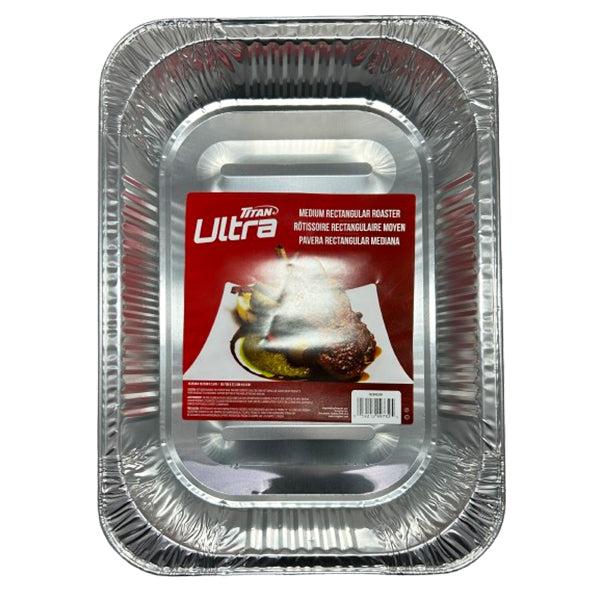 Titan Medium Aluminum Rectangle Roaster 1-Pack