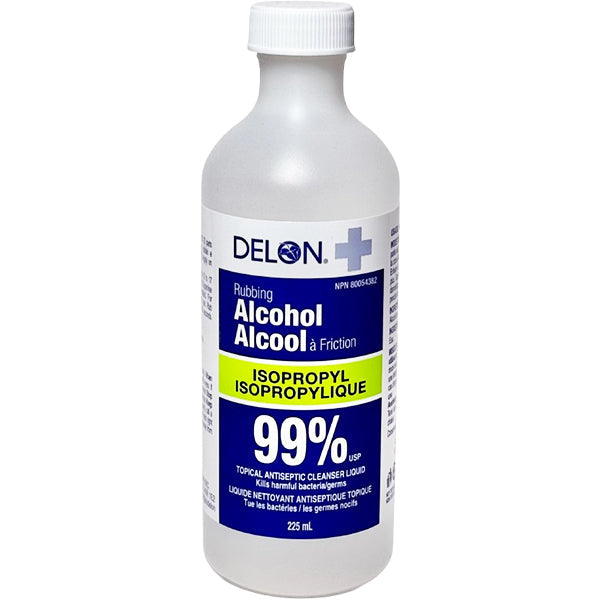 Delon 99% Isopropyl Alcohol 225 mL