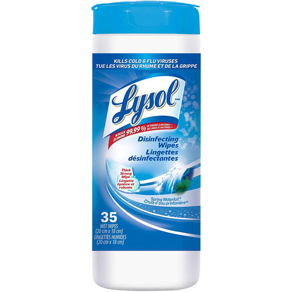 Lysol Wipes Waterfall 35 ct
