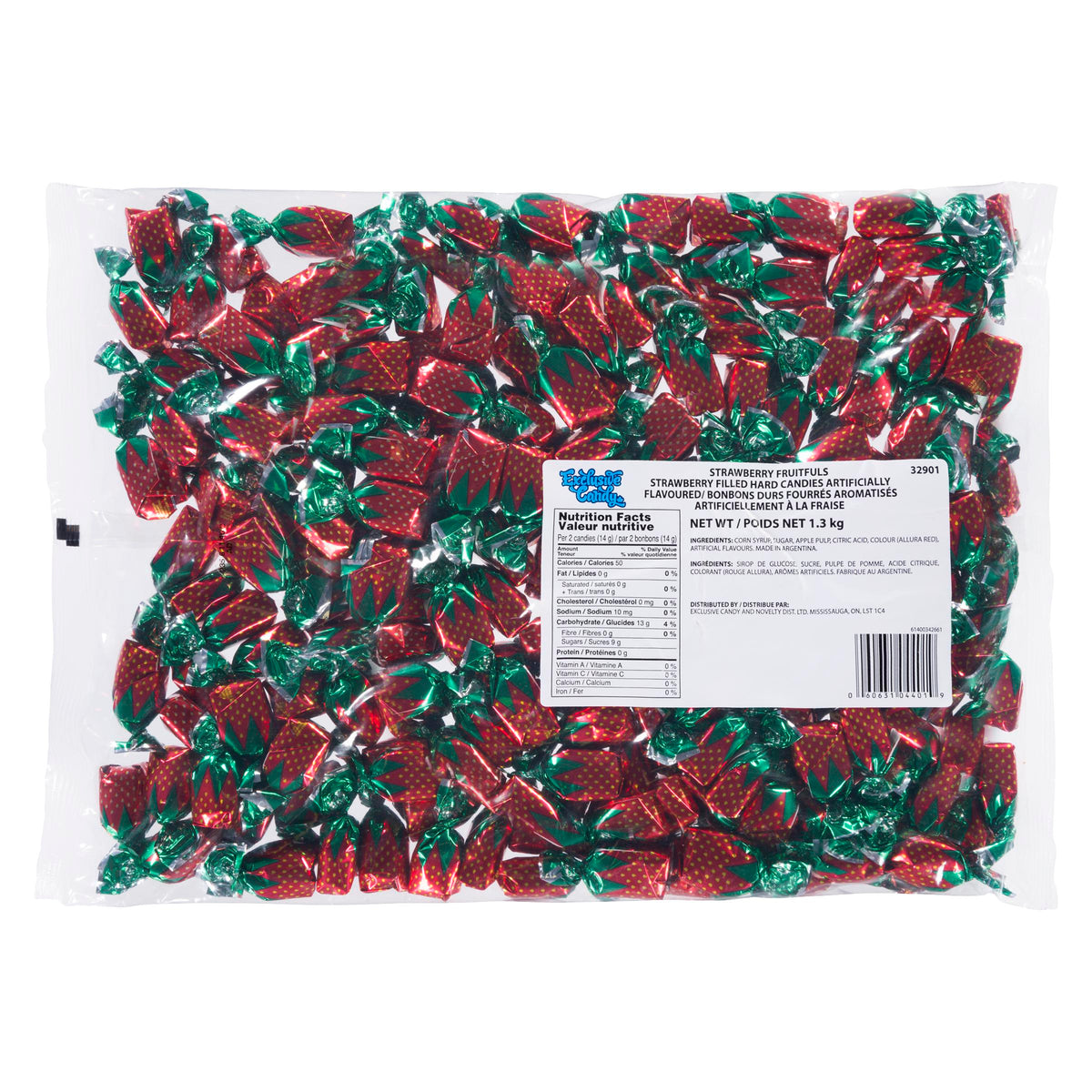 Exclusive Strawberry Filled Candy 1.3 kg