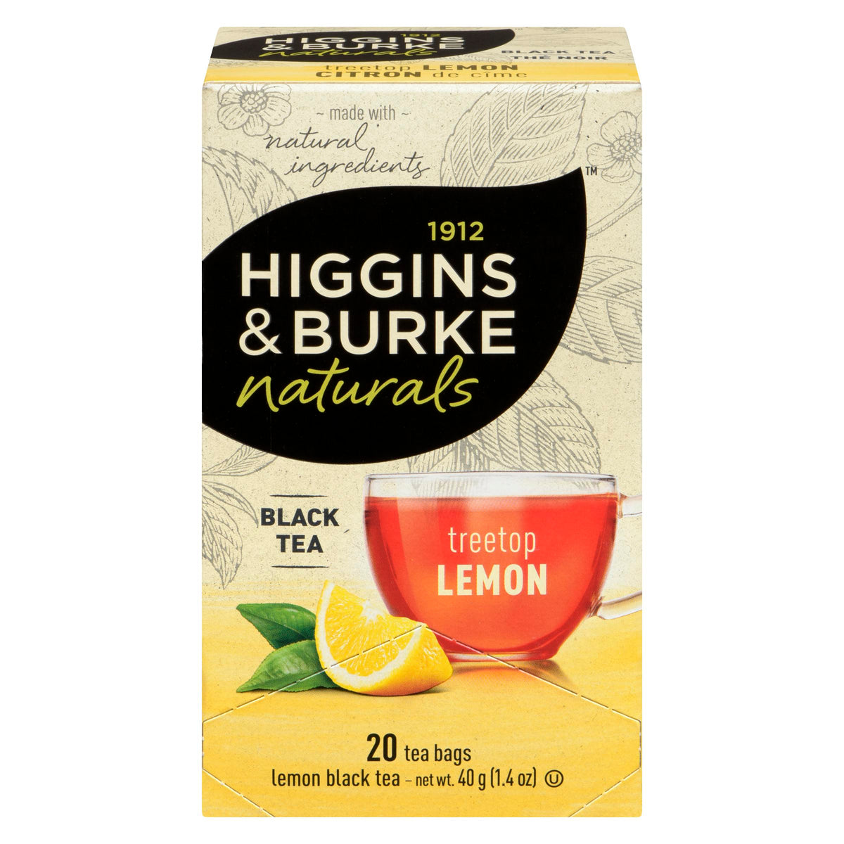 Higgins & Burke Lemon Tea 20 ct