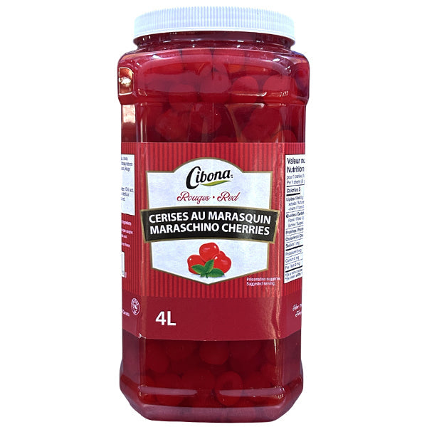 Cibona Red Maraschino Cherries 4 L
