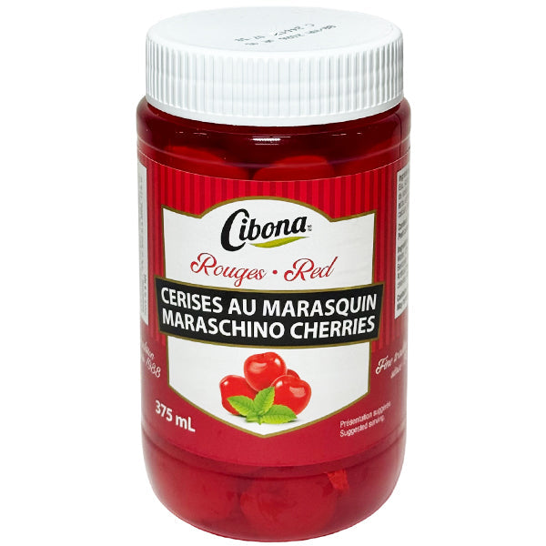 Cibona Red Maraschino Cherries 375 mL