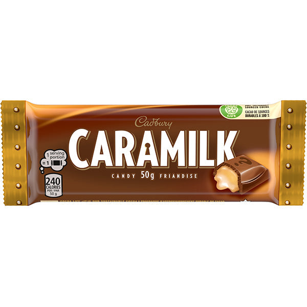 Cadbury Caramilk Chocolate Bars 50 g