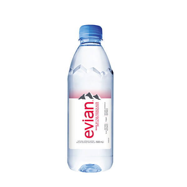 Evian Spring Water Plastic 500 mL