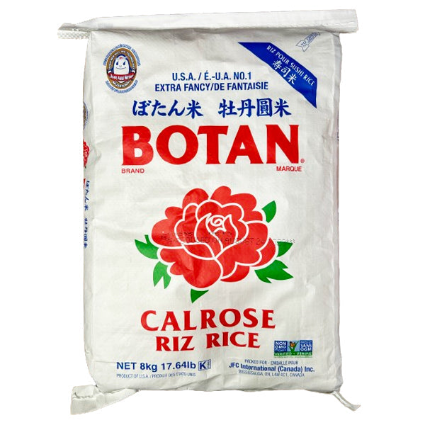 Botan Calrose Rice Pre Washed 8 kg