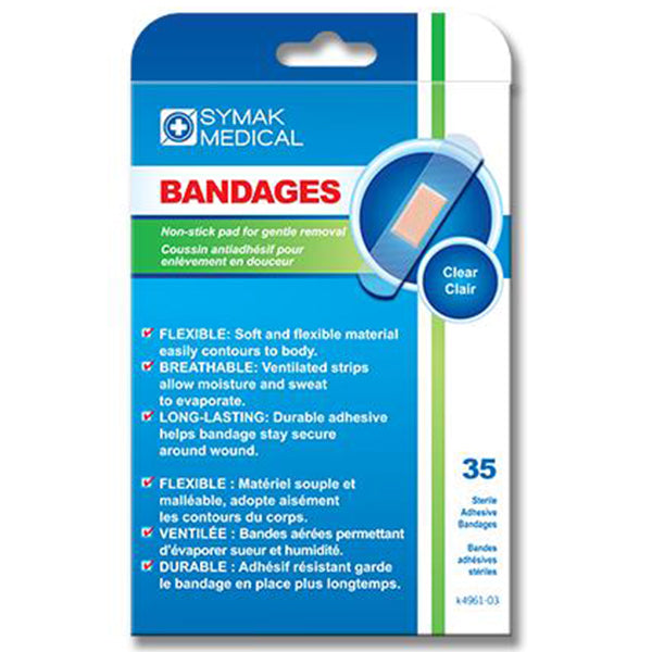 Symak Clear Bandages 35 ct