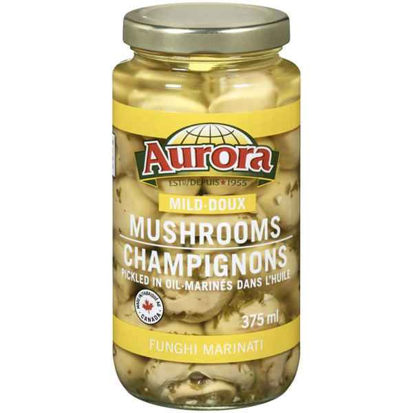Aurora Marinated Mushrooms Mild 375 mL