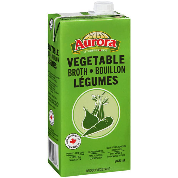 Aurora Broth Vegetable 946 mL