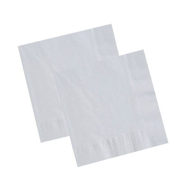 Lapaco 2PLY White Beverage Napkins 200 ct