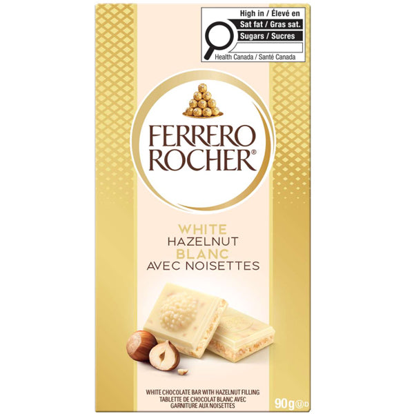 Ferrero Rocher White Hazelnut Bar 90 g
