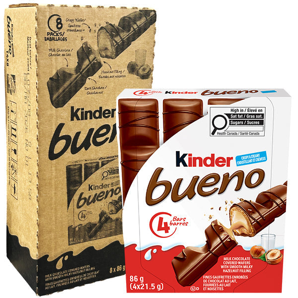 Kinder Bueno T4 Milk Chocolate & Hazelnut 86 g