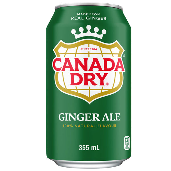 Canada Dry Ginger Ale Cdn Cans 355 mL
