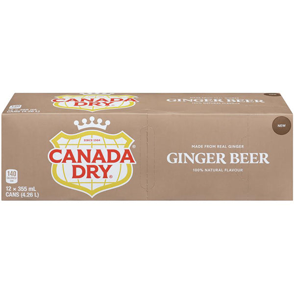 Canada Dry Gingerbeer Cans 355 mL