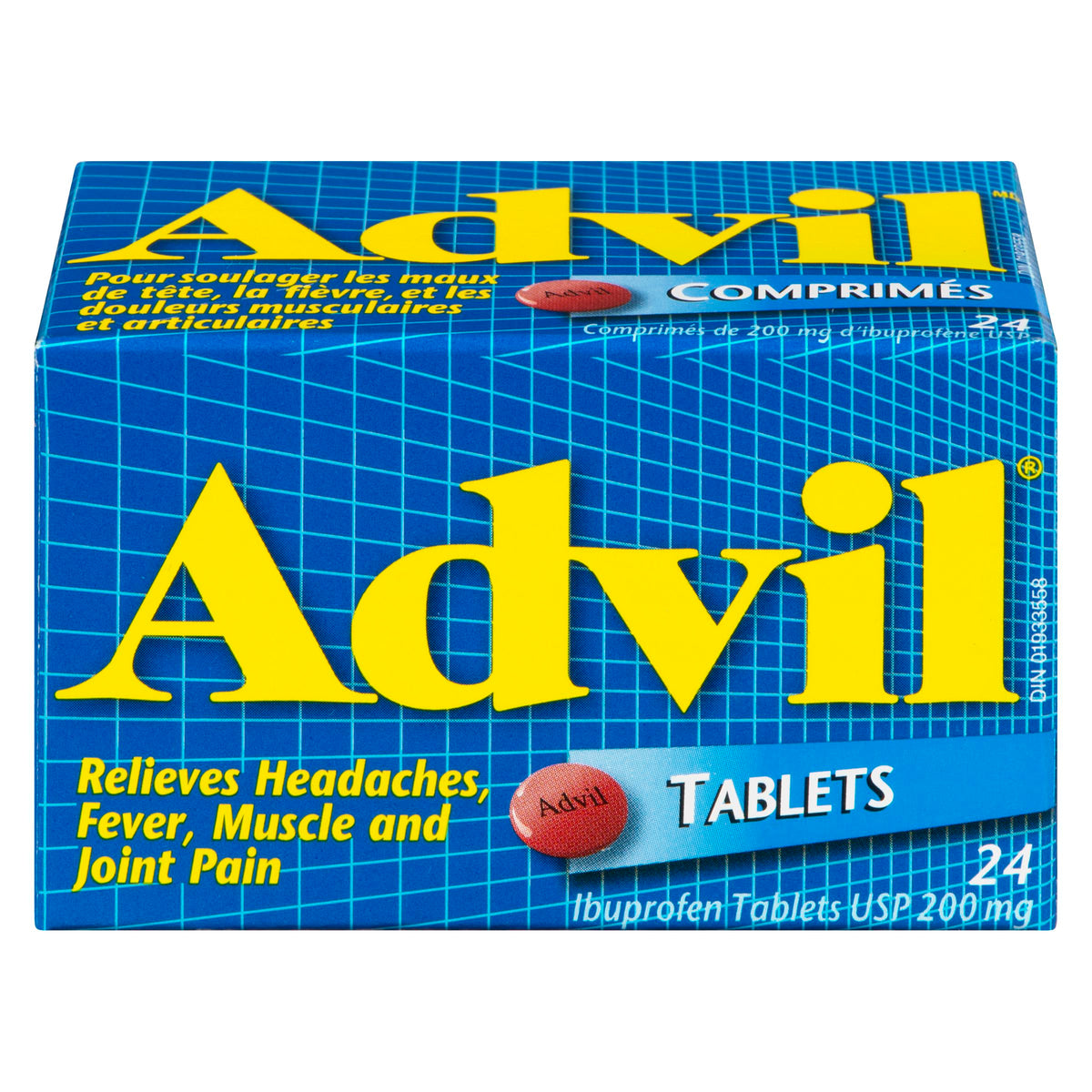 Advil Tablet Pill 24-Pack