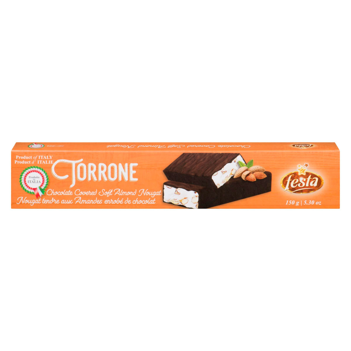 Festa Chocolate Covered Soft Almond Nougat 150 g