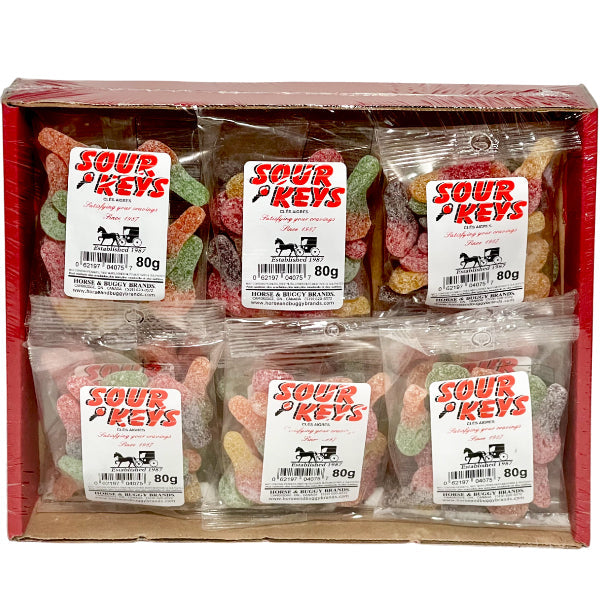 Horse & Buggy Sour Keys Candy 80 g