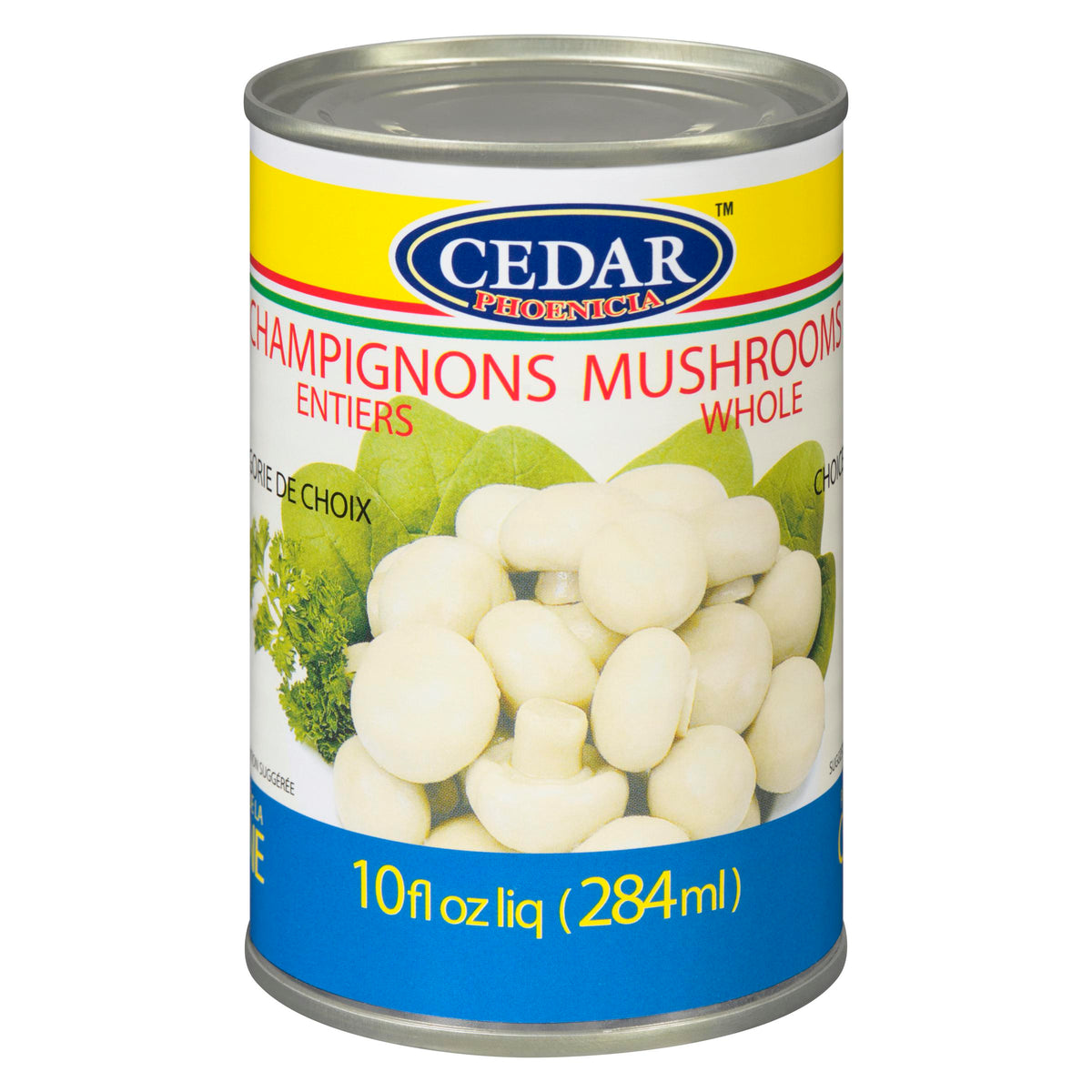 Cedar Whole Mushrooms 284 mL