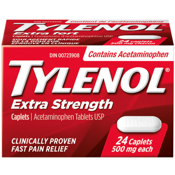 Tylenol Extra Strength Caplets 24 ct