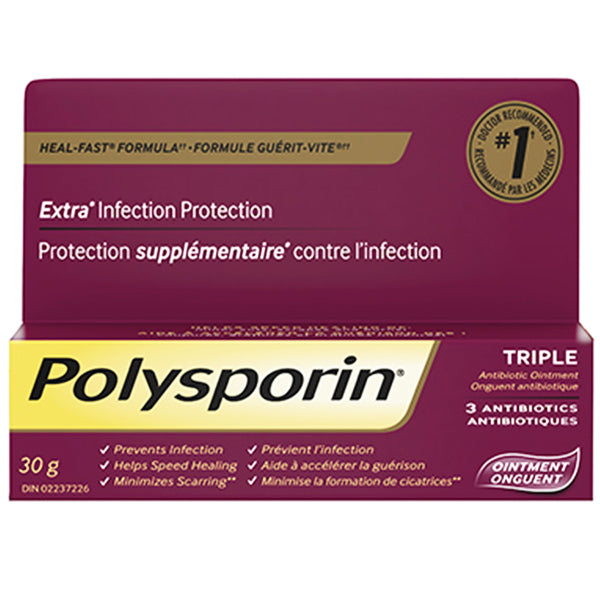 Polysporin Triple Antibiotic Ointment 30 g
