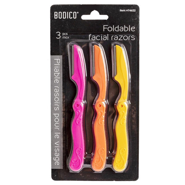 Bodico 3 pc Facial Razors