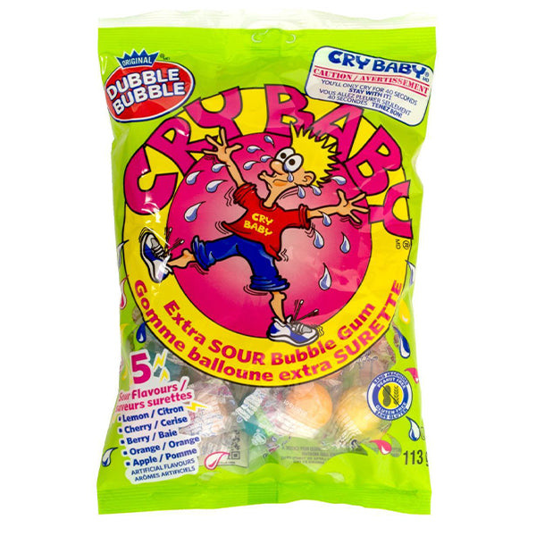 Tootsie Cry Baby Gumballs Peg Bag 113 g