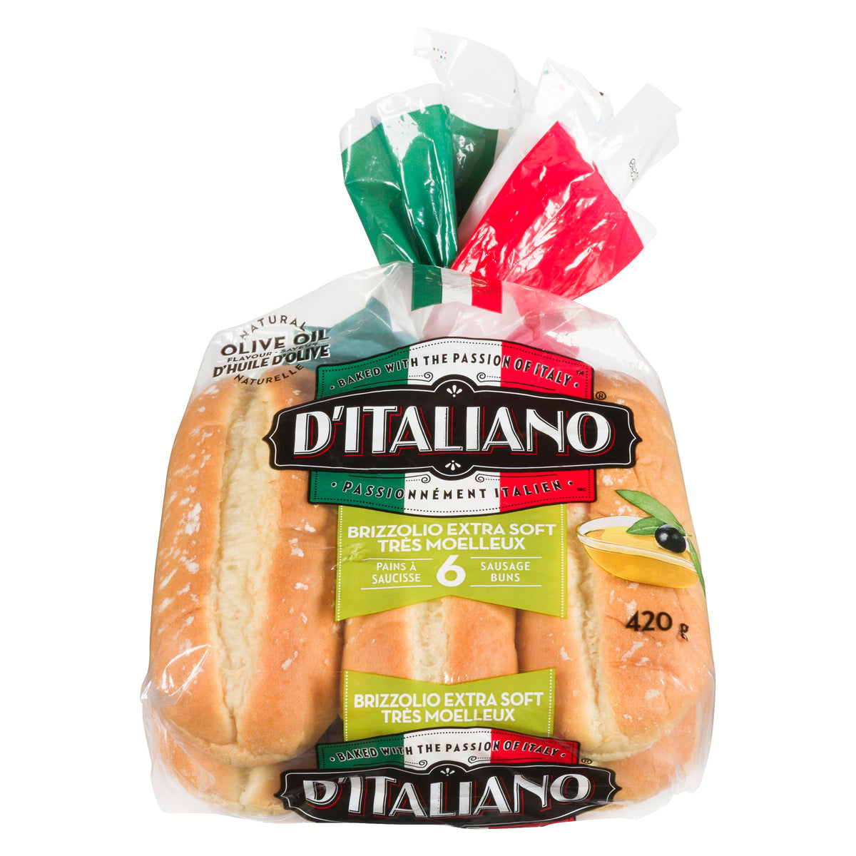 D'italiano Ditaliano Brizzolio Sausage Rolls 6 ct