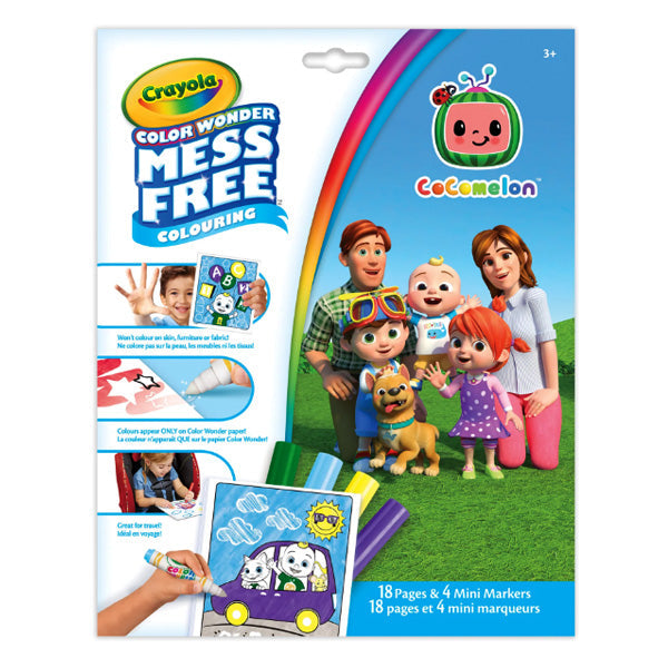 Crayola Cocomelon Colour Wonder Foldalope