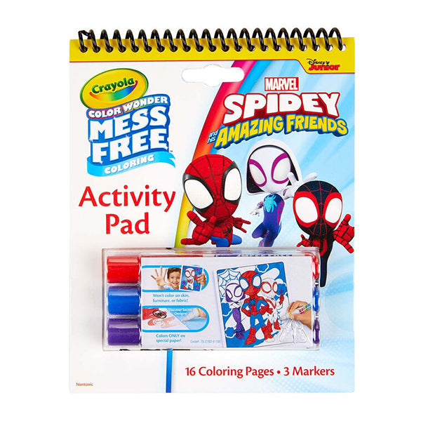 Crayola Spidey and His Amazing Friends Colouring Activity Pad