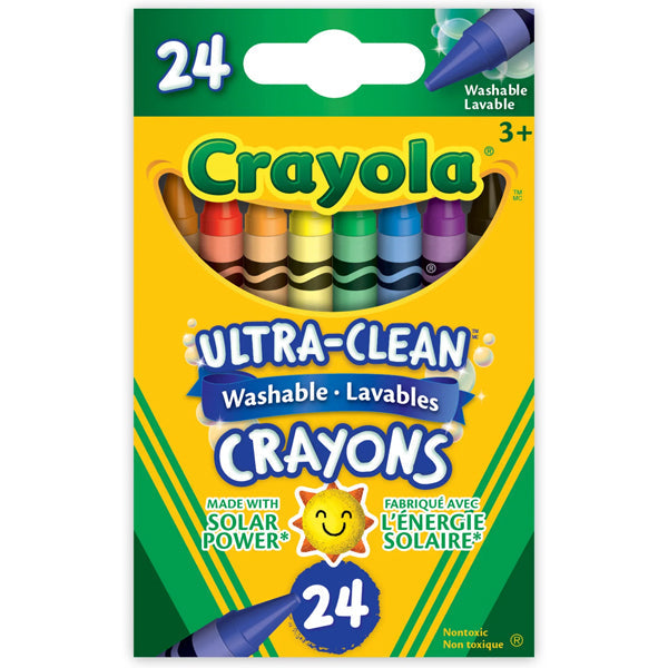 Crayola Washable Crayon 24 ct