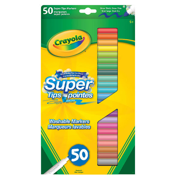 Crayola 50 pc Super Tip Washable Markers