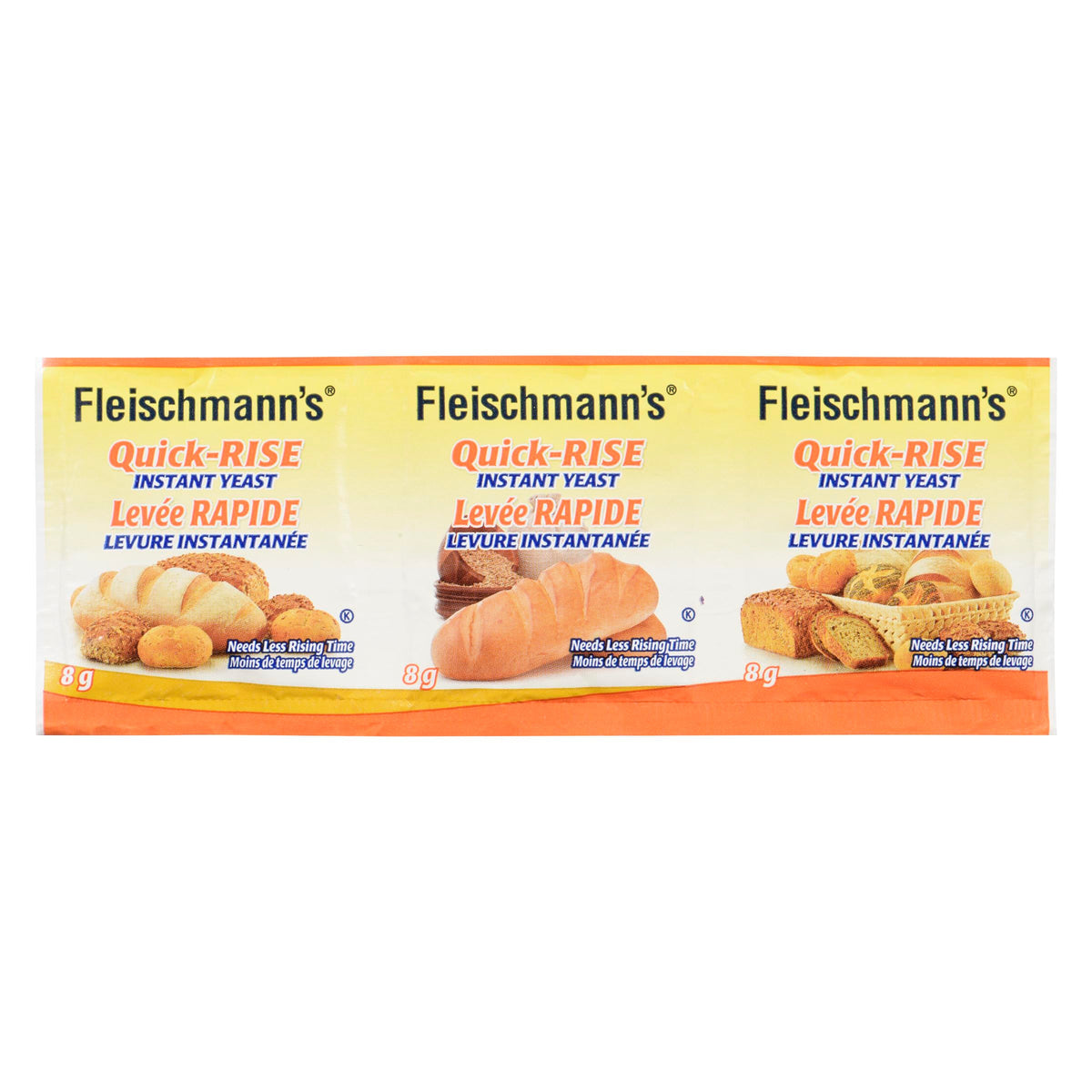 Fleischmann Quick Rise Yeast Envelopes 3 ct