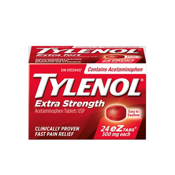 Tylenol Extra Strength Ez Tabs 500 Mg