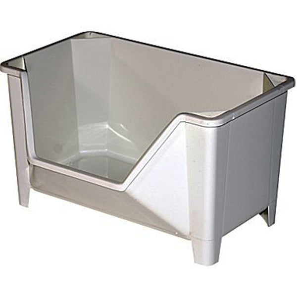 Standa Plastic Stacking Bin Gray